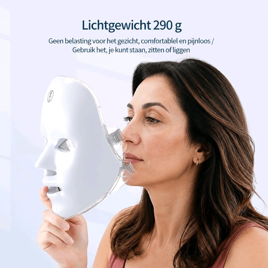 Draadloos LED gezichtsmasker voor thuisgebruik