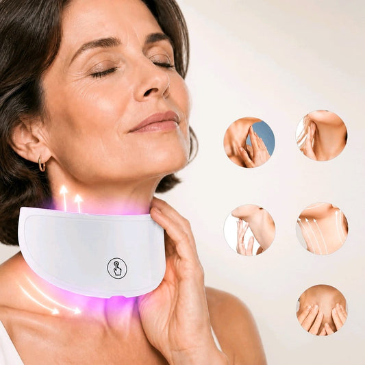 Nek LED masker met lichttherapie voor huidverstrakking