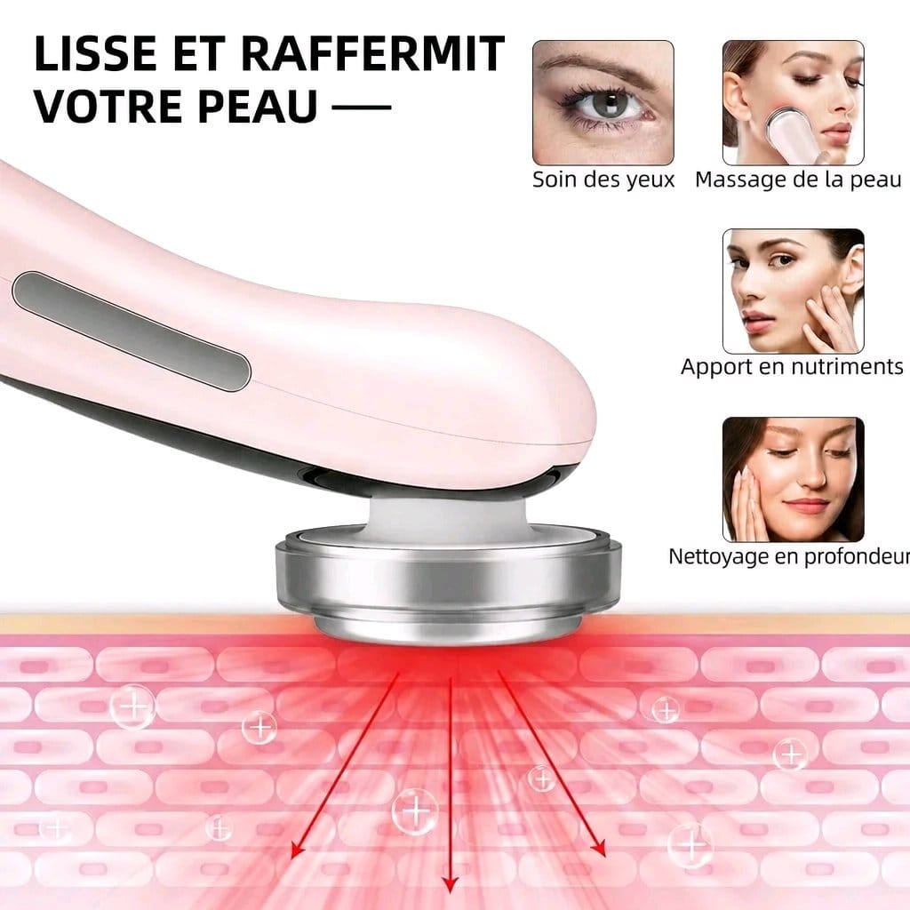EMS microstroom massager voor gezicht en hals