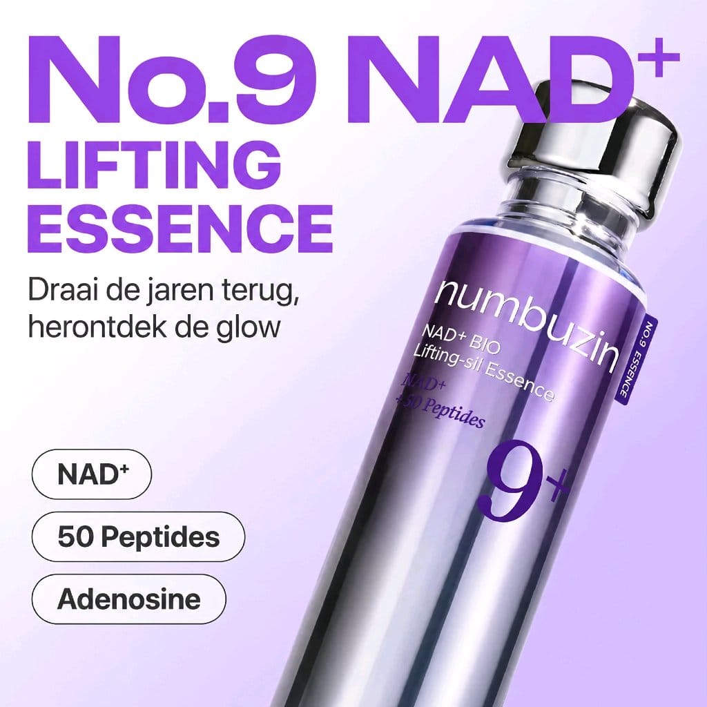 Numbuzin No.9 NAD+ Rétinol Crème Contour des Yeux Set avec Saumon-PDRN - Raffermissant & Hydratant