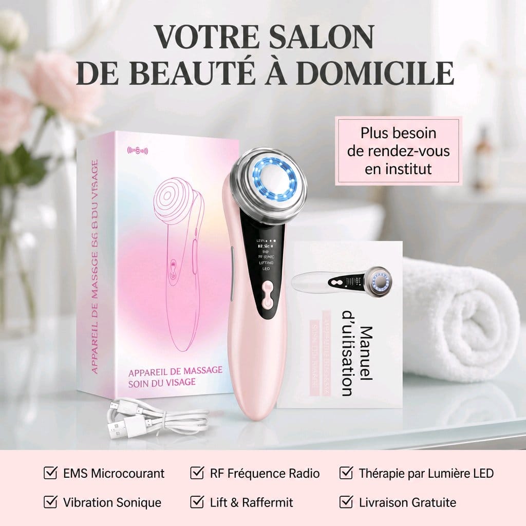4-in-1 gezichtsmassager voor anti-aging verzorging