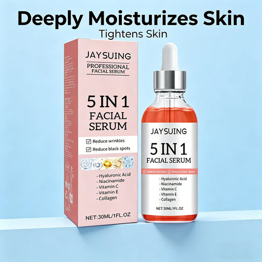 5-in-1 gezichtsserum met hyaluronzuur, niacinamide en vitamine C