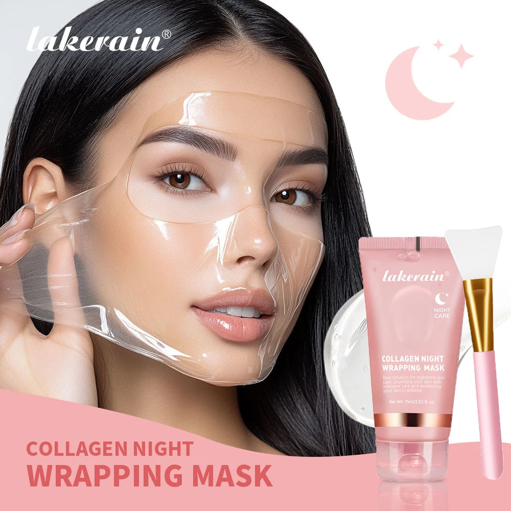 Collageen Wikkelmasker met Borstelset