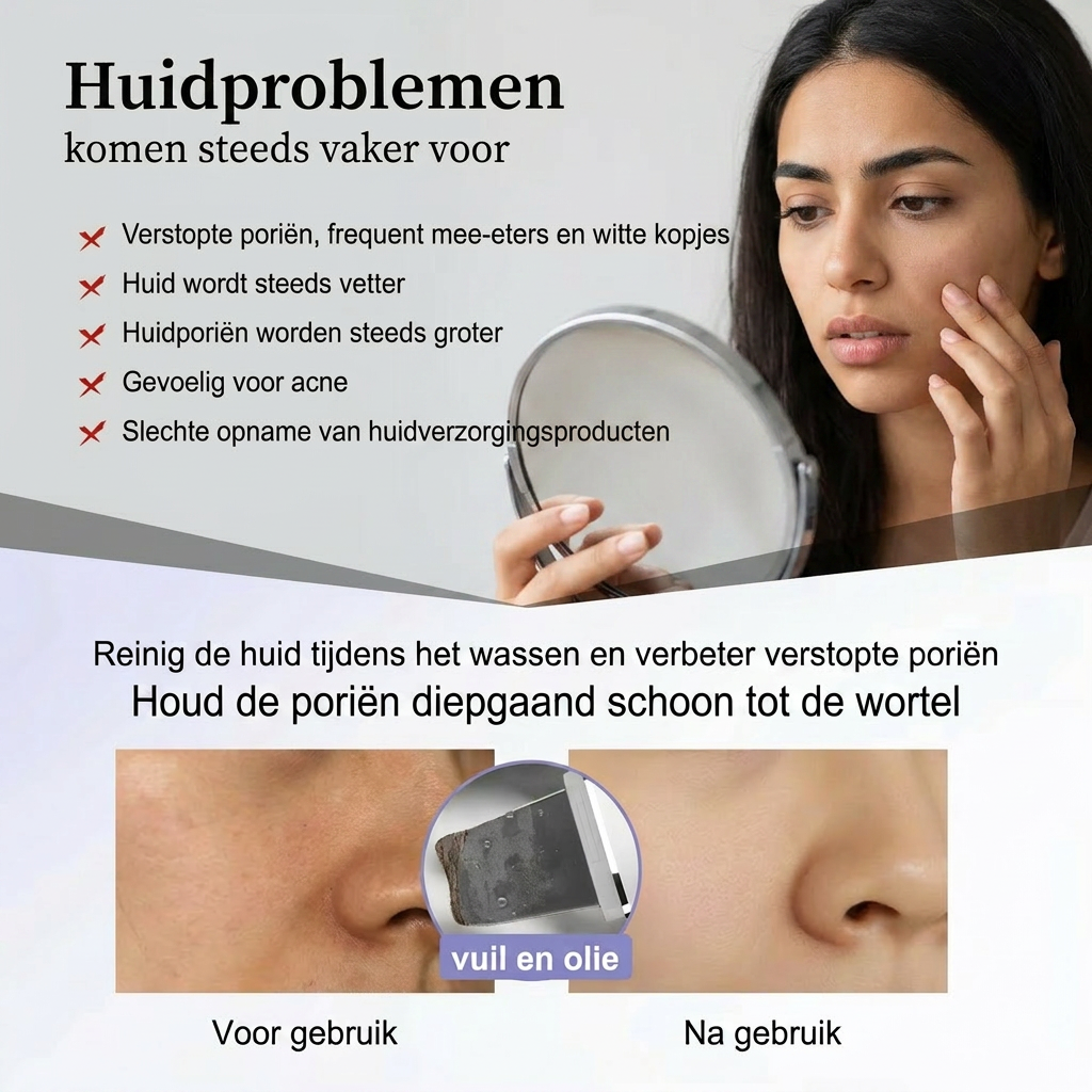 LED lichttherapie apparaat voor het gezicht